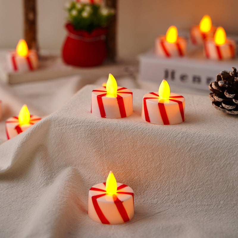 LED smokeless electronic candle small tea light Christmas decorative light confession props