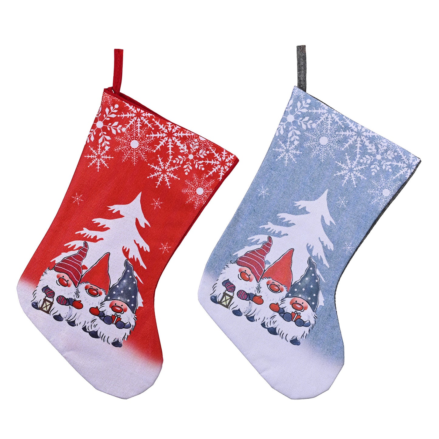 Christmas decorations Rudolph printed Christmas stockings children's gifts with large Christmas socks