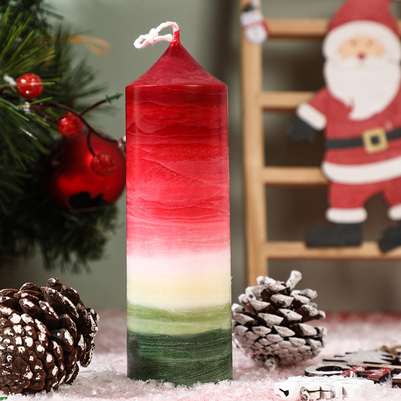 Change color ignition scented candle fragrance shooting props ins wind oil painting modeling candle ornament